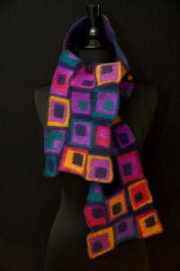 "Quantum: Chelsea" merino wool scarf