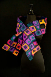 "Quantum: Chelsea" merino wool scarf