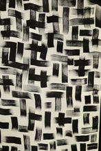 Load image into Gallery viewer, &quot;TikTak&quot; sumi ink wool &amp; silk shawl