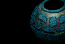 Load image into Gallery viewer, &quot;Aqua Lava&quot; wool vessel