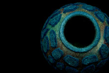 Load image into Gallery viewer, &quot;Aqua Lava&quot; wool vessel