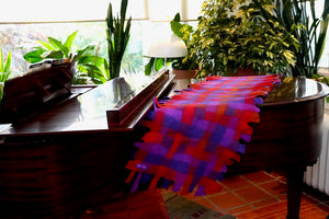 "Candyland" fine Italian merino wool wrap or throw