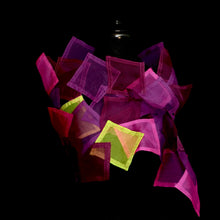 Load image into Gallery viewer, &quot;Square Dance&quot; Bojagi silk organza wrap