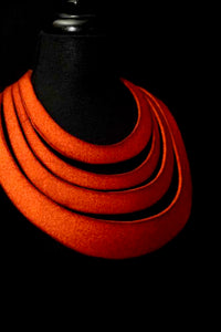 "Masai" Collar in Orange