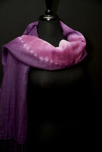 Load image into Gallery viewer, &quot;Heather&quot; Shibori wool wrap