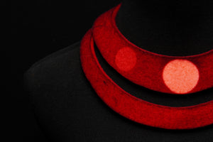 O2Y: Mini Masai Collar in Red