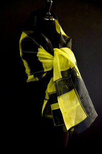 "Eire" Bojagi silk organza wrap