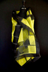 "Eire" Bojagi silk organza wrap