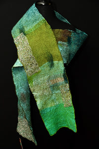 "Emerald Isle" Boro scarf