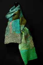 Load image into Gallery viewer, &quot;Emerald Isle&quot; Boro scarf
