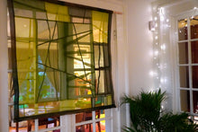 Load image into Gallery viewer, &quot;Fields&quot; silk organza Bojagi wall or window hanging