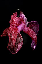 Load image into Gallery viewer, &quot;Holiday Lite II&quot;  Arashi Shibori silk organza gaz scarf