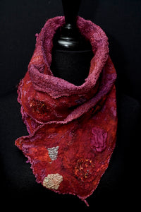 "Holiday" mini nuno scarf