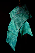 Load image into Gallery viewer, &quot;Marine&quot; merino wool and silk wrap