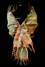 Load image into Gallery viewer, &quot;Kalahari Luxe&quot; merino and metallic silk organza scarf