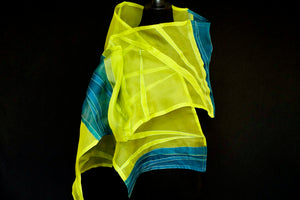 "Lanai" Bojagi silk organza wrap