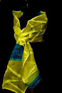 "Lanai" Bojagi silk organza wrap