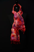 Load image into Gallery viewer, &quot;Maraschino&quot; mini nuno scarf