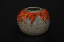 Load image into Gallery viewer, &quot;Etna&quot; hand felted wool vessel