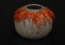 Load image into Gallery viewer, &quot;Etna&quot; hand felted wool vessel