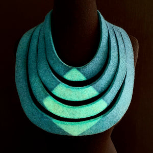 "Masai" Collar in Teal