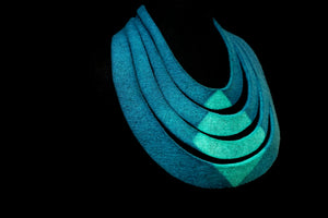 "Masai" Collar in Teal