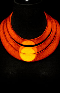 O2Y: Mini Masai Collar in Orange