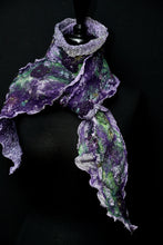 Load image into Gallery viewer, &quot;Lila&quot; mini nuno scarf