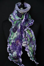 Load image into Gallery viewer, &quot;Lila&quot; mini nuno scarf