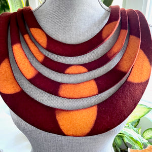 "Ode to Yayoi in Sienna" Masai Collar