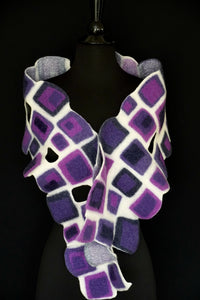 "Quantum: Mod Squad" merino wool scarf