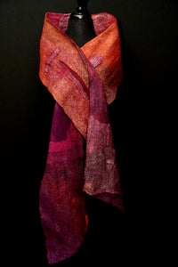 "Soho" Boro scarf